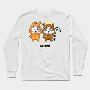 Funny Zodiac Baby Gemini Long Sleeve T-Shirt